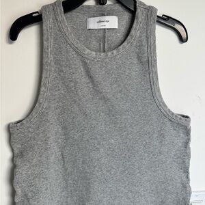 Soldout.NYC Gray Ribbed Tank Top